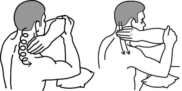 Self -massage for osteochondrosis of the neck