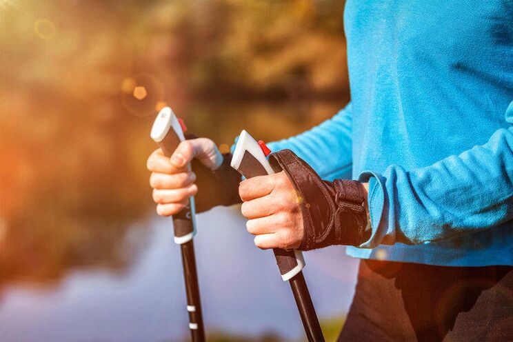 Nordic walking to prevent osteochondrosis