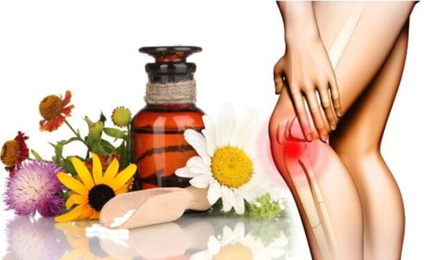 Folk remedies for knee arthrosis