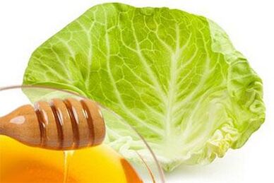 Cabbage leaf with honey for osteoarthritis of the hip